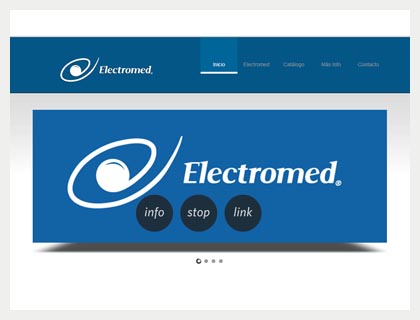 Sitio web Electromed